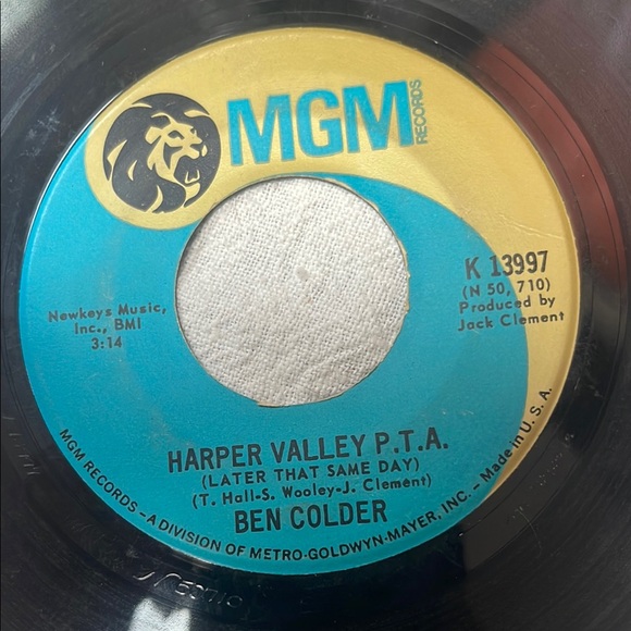 Ben Colder 45 rpm MGM Vintage Vinyl Record - Picture 4 of 4